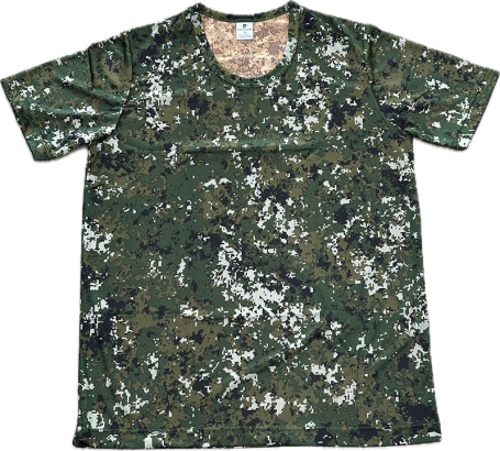數位迷彩短袖圓領衫