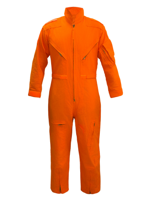 空軍飛行防火連身工作服 橘 