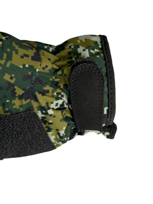 數位迷彩防護保暖手套