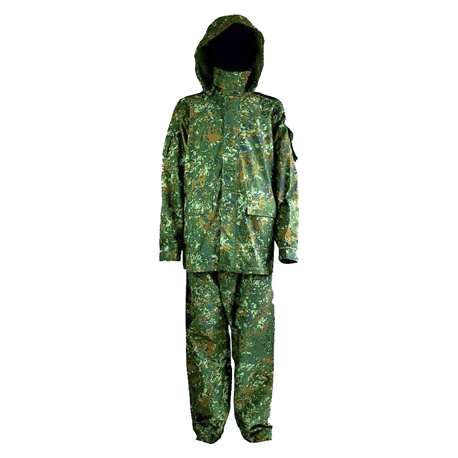 空軍數位迷彩兩截式雨衣