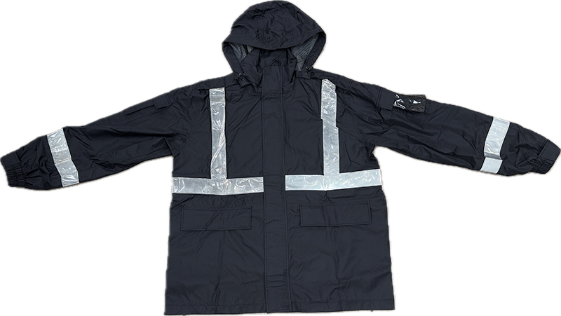 憲兵黑色兩截式勤務雨衣